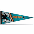 Rico Industries Nhl Hockey San Jose Sharks Primary 12'' X 30'' Felt Wall D  Cor Pennant - Great For Home/Bed Room/Man Cave D  Co