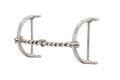 Weaver Leather Gag Bit, Twisted Mouth, Steel, 5''