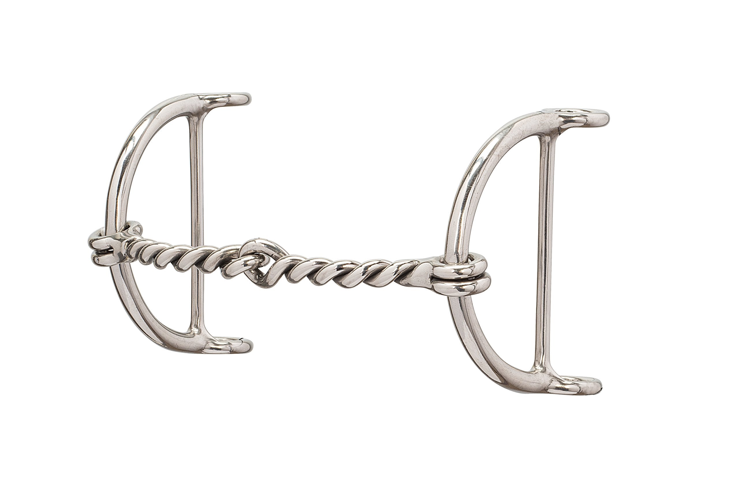 Weaver Leather Gag Bit, Twisted Mouth, Steel, 5''