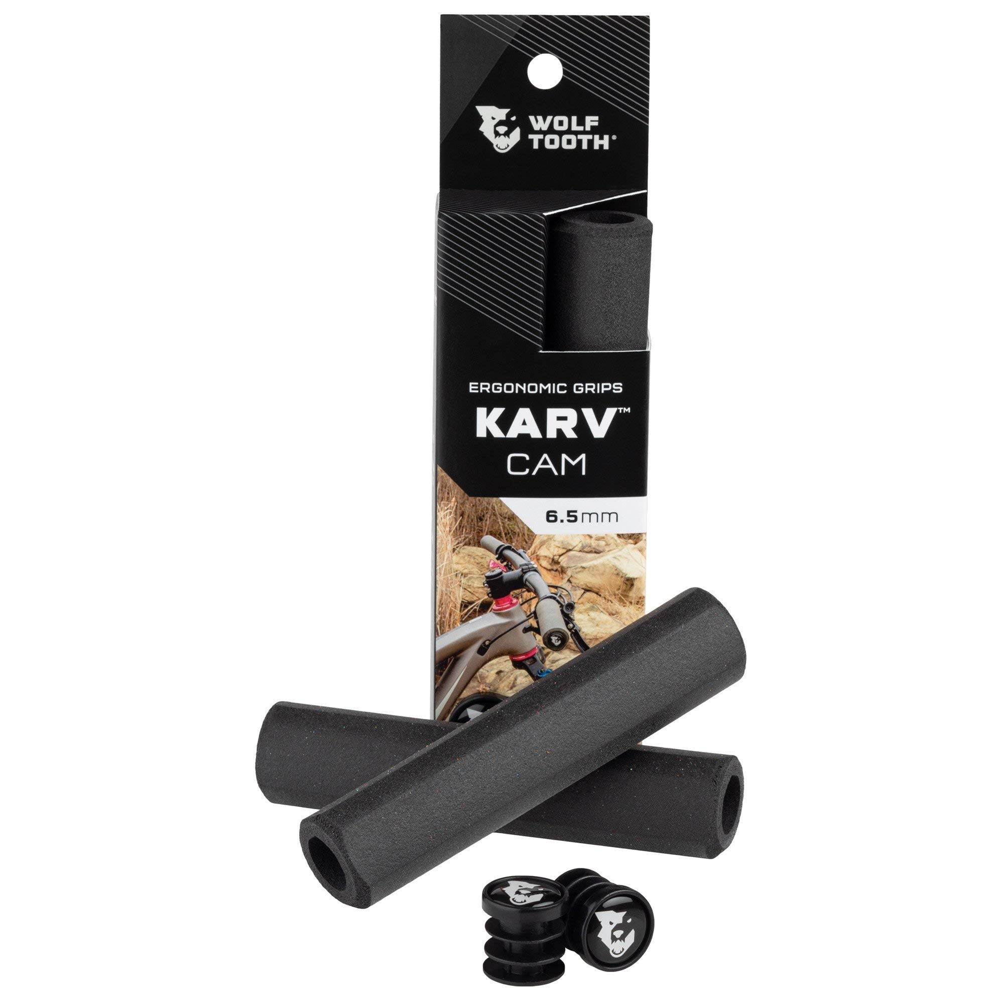 Wolf Tooth Silicone Mountain Bike Grips: Karv Cam