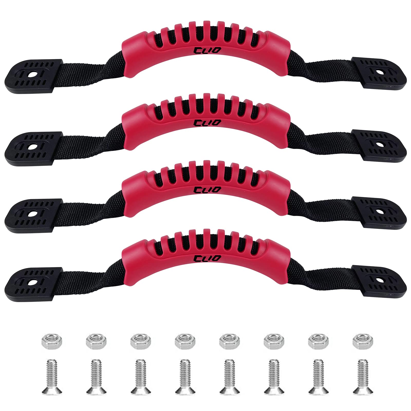 CLIO 4PCs Kayak Carry Handles for Ocean Perception Water Outdoor Sport Canoe Boat Kayak Suitcase Luggage etc