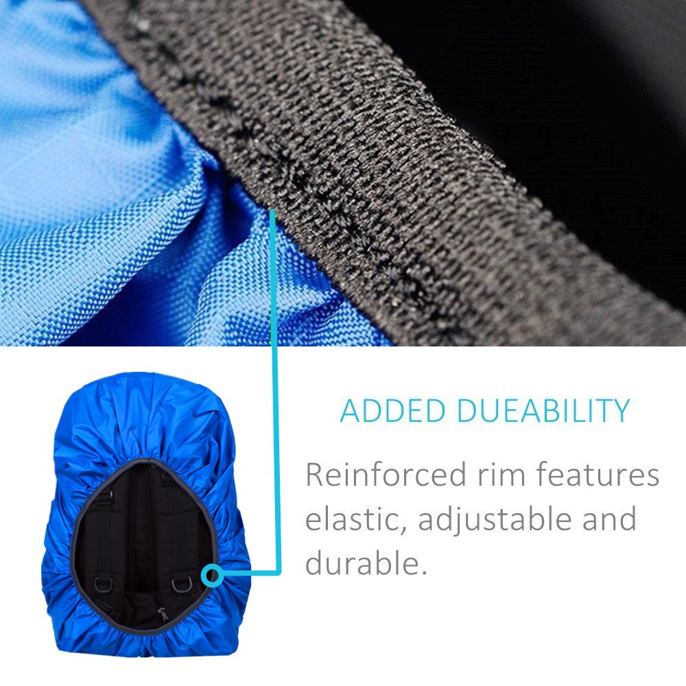 Joy Walker Backpack Rain Cover Waterproof Breathable Suitable For (15-25L, 30-40L, 40-55L, 55-70L, 70-90L) Backpack Hiking/Campi