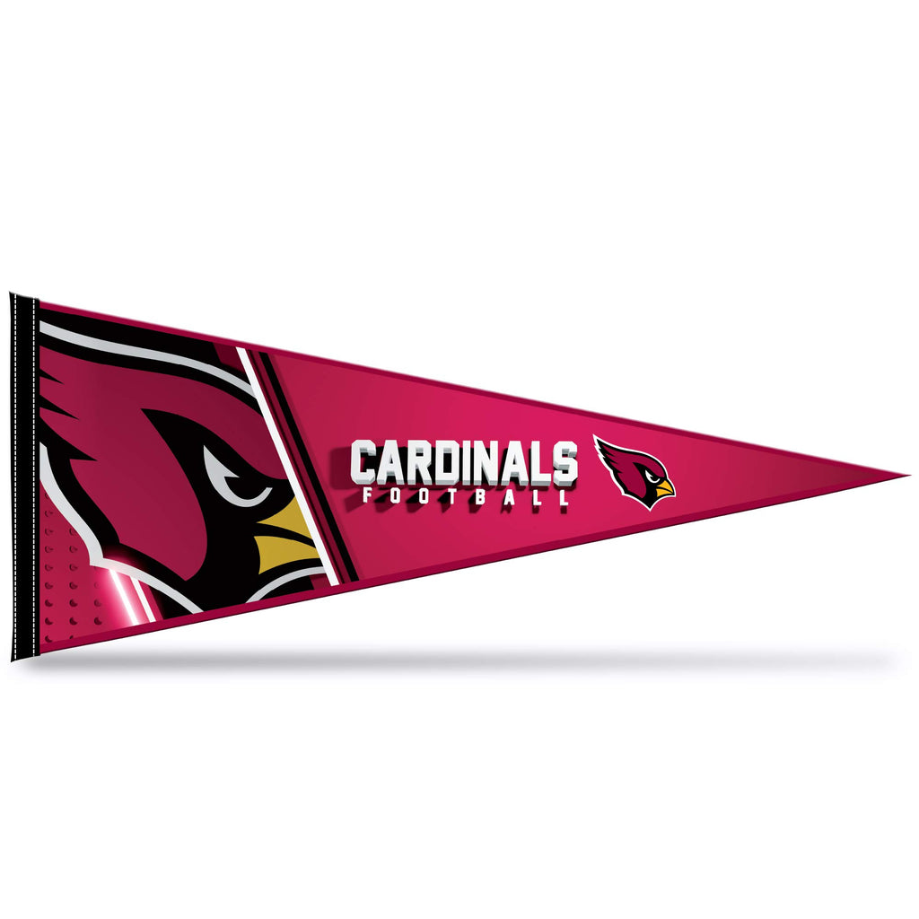 Rico Industries Nfl Football Arizona Cardinals Primary 12'' X 30'' Felt Wall D  Cor Pennant - Great For Home/Bed Room/Man Cave D