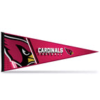 Rico Industries Nfl Football Arizona Cardinals Primary 12'' X 30'' Felt Wall D  Cor Pennant - Great For Home/Bed Room/Man Cave D
