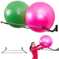 Exercise Ball Holder  Organize Your Space  Wall Mounted Ball Rack  Yoga Ball Holder  Exercise Ball Wall Mount  Fitness Ball Rack
