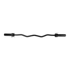 CAP Barbell 47-Inch Olympic Curl Bar - Black | Curl Barbell for Bicep and Tricep Workouts, Strength Training, and Weightlifting