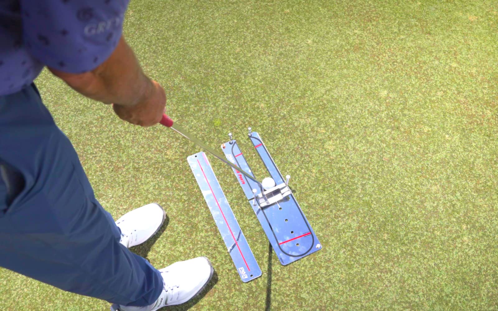 Par Perfect Putting Mirror And Shoulder Board - High-End Putting Mirror Training Aid For Golf - Pro Golf Putting Aid For Golf Tr