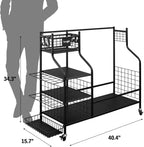 Yes4All Golf Storage Garage Organizer, Golf Bag Storage Stand And Other Golfing Equipment Rack, Extra Storage Rack For Golf Club