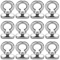 Therwen 12 Packs Kayak Track Mount Tie Down Eyelet Stainless Steel Kayak Track Mount Accessories Kayak Hardware for Kayak Canoe 