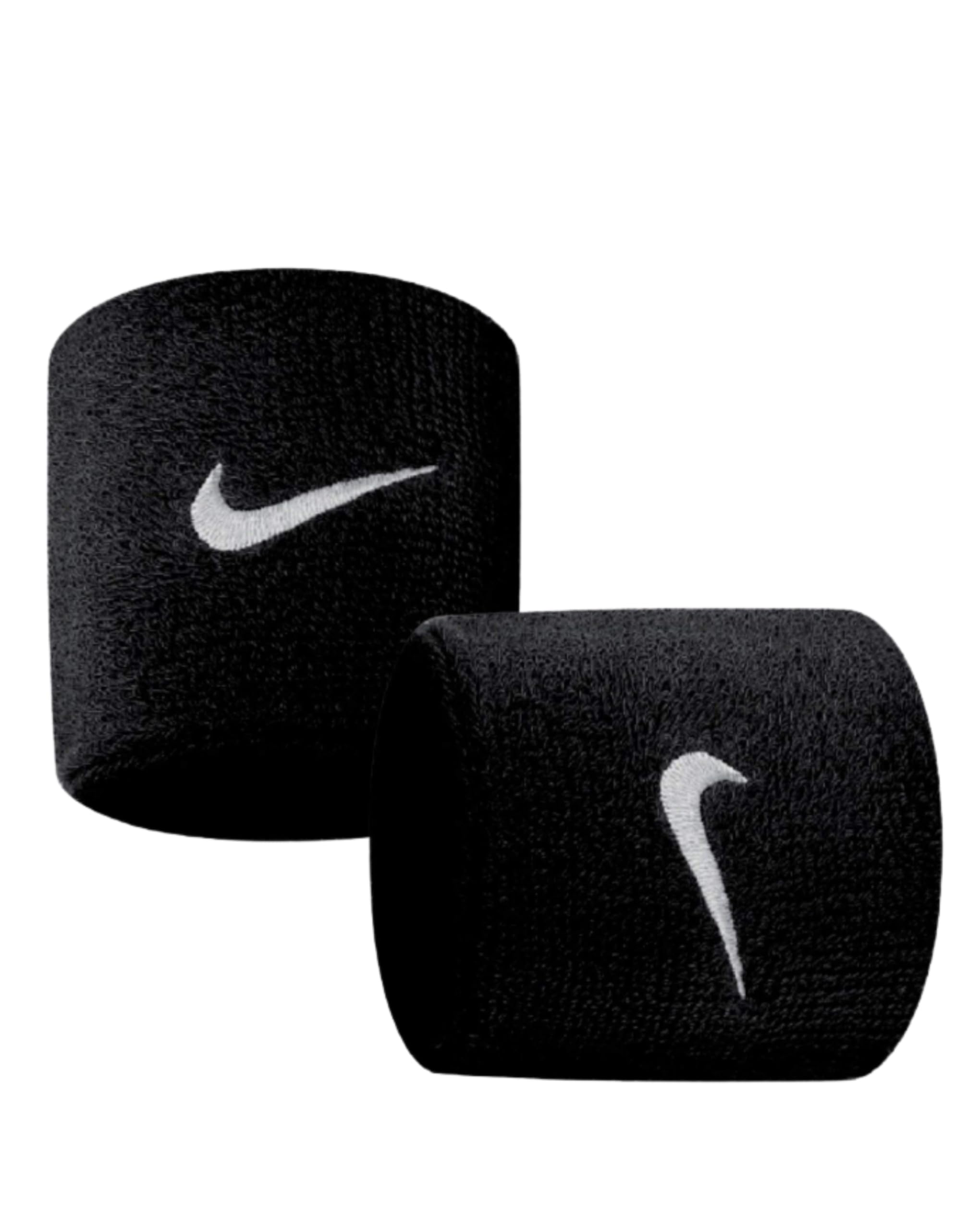 Nike Swoosh Black Wristbands
