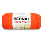 Bernat Super Value Yarn, 7 Oz, Gauge 4 Medium Worsted, Carrot