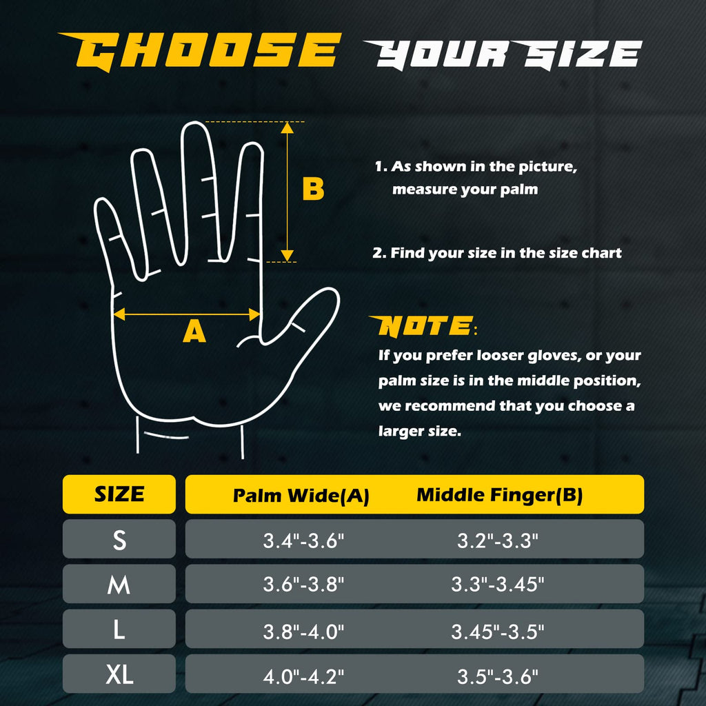 Freetoo Full-Finger Workout Gloves For Men, [Excellent Grip] [Palm Protection] Padded Weightlifting Gloves Lightweight Gym Glove