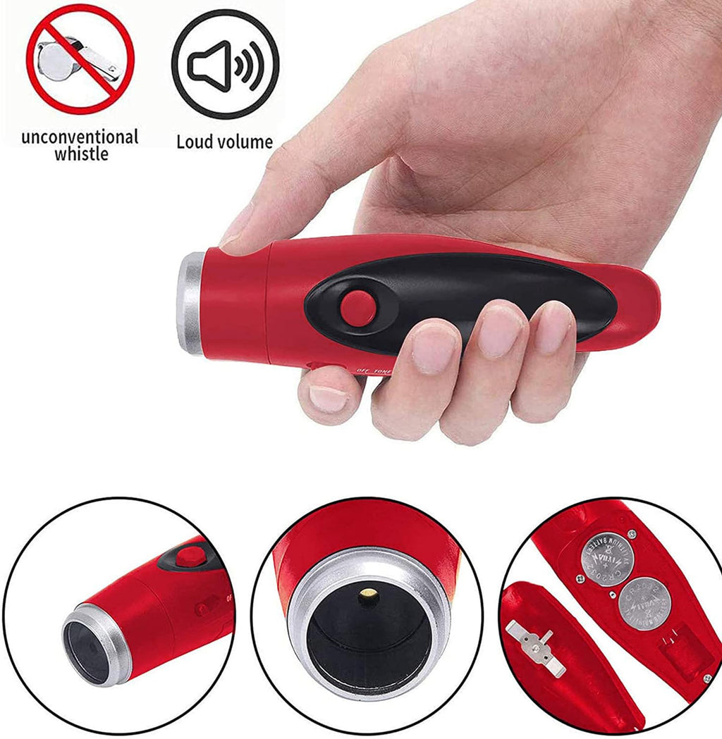 Efobo Electronic Whistle For Coaches, Handheld Lound Electric Whistle With Lanyard And Three Tone For Volleyball, Soccer Referee