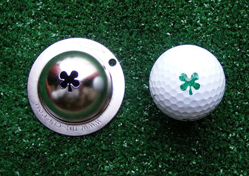 Tin Cup Luck Of The Irish Golf Ball Marking Stencil, Steel