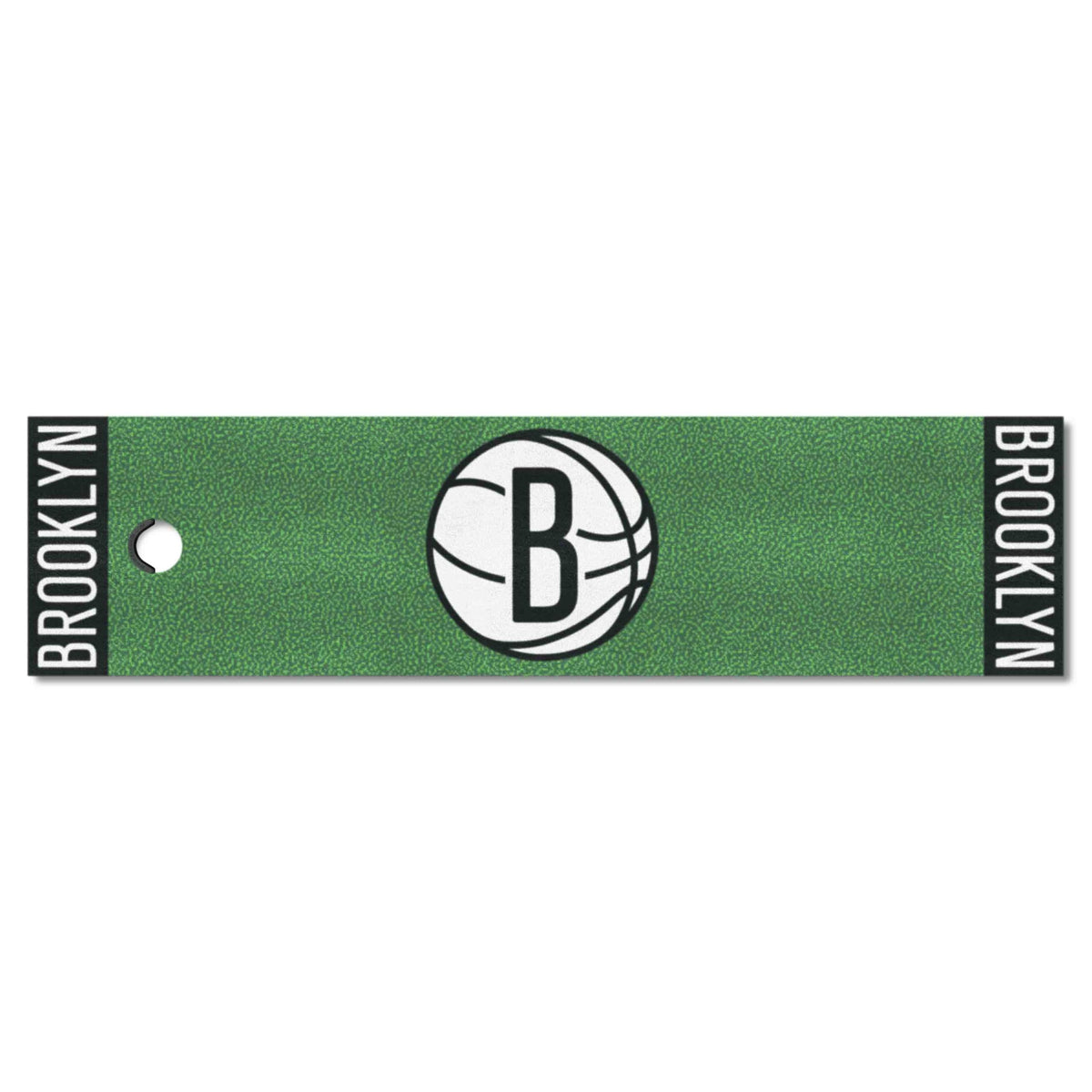 FANMATS 9343 Brooklyn Nets Putting Green Mat  1.5ft. x 6ft.