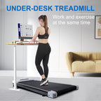 Heytent Walking Pad Treadmill With 5% Incline Under Desk Treadmill, Portable Mini Walking Treadmills For Home/Office, Installati