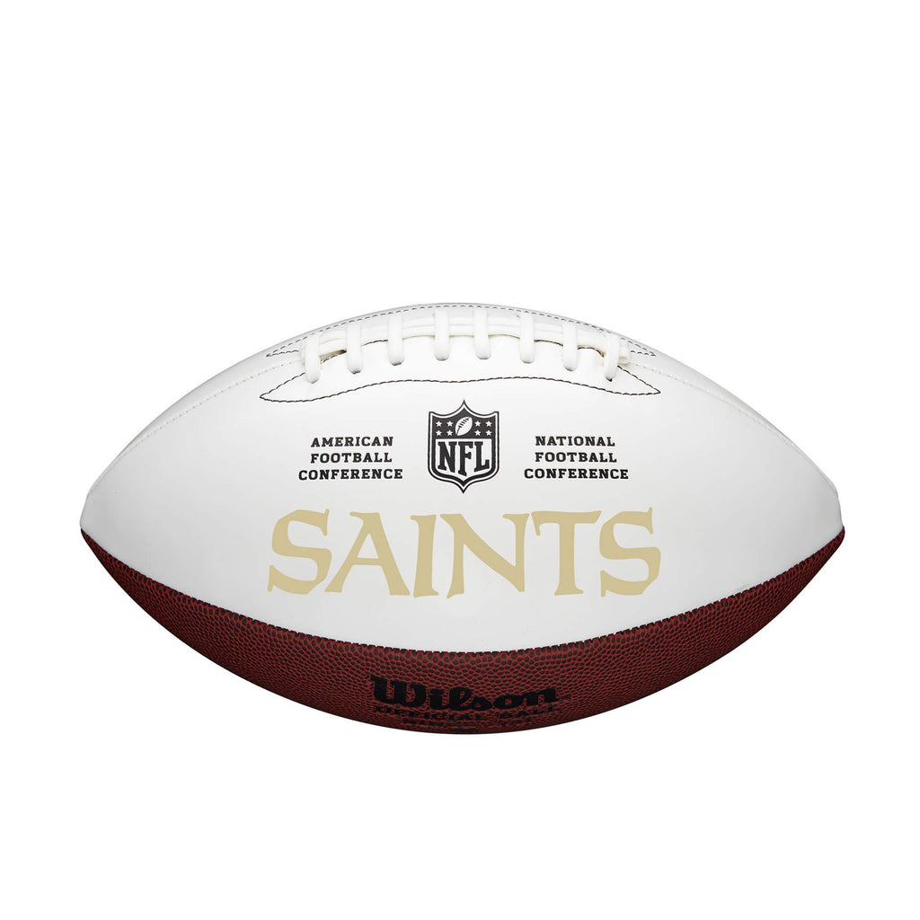 Wilson Nfl Live Signature Autograph Football - Official Size, New Orleans Saints