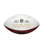 Wilson Nfl Live Signature Autograph Football - Official Size, New Orleans Saints