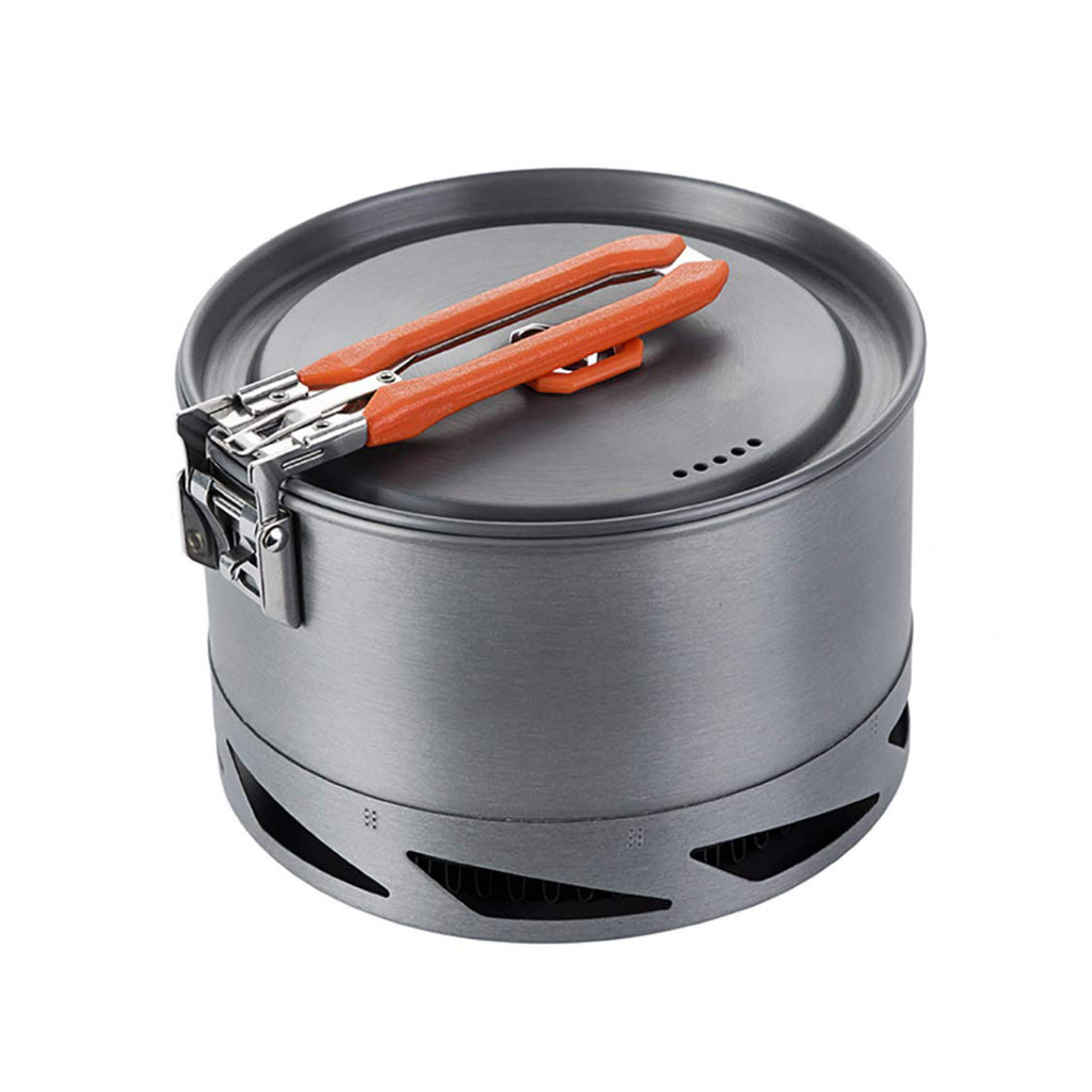 Fire-Maple Feast 1.5L Camping Gear Pot Fmc-K2 | Easy To Clean Hard Anodized Aluminum And Stainless Steel | Backpacking Pot Cookw
