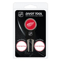 Team Golf Nhl Detroit Red Wings Divot Tool Pack With 3 Golf Ball Markers Divot Tool With 3 Golf Ball Markers Pack, Markers Are R
