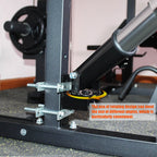 Bluslm T Bar Row Platform Landmine Attachments For Squate Rack Or Wall Mount Fits 2-Inch Barbell, Landmine Base Gym Equipment, P