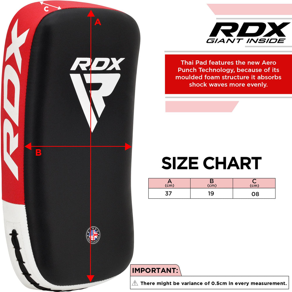 Rdx Muay Thai Pad For Training, Curved Kickboxing Kicking Strike Shield, Coaching Kick Boxing, Mma, Martial Arts, Karate, Taekwo