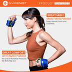 Gymenist Pair Of Wrist Weights With Hole For Thumb, Great For Running & All Kind Of Cardio Exercises (3 Lb Pair)