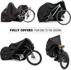 Team Obsidian | Outdoor Storage Or Travel Cover For 1 Bike, Large Bike Cover, Ebike Accessories, Bicycle Cover, Heavy Duty, Elec