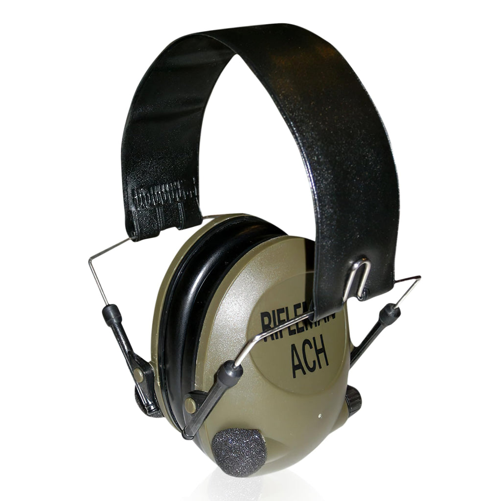 Benchmaster Rifleman Ach Headphones, Shooting Ear Protection, 21 Db, Situational Awareness, Noise Canceling Headphone, Hunting A