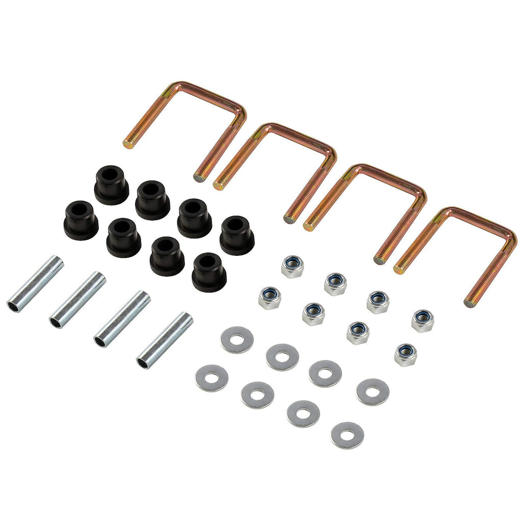 Roykaw Ezgo Txt Rear Heavy Duty Leaf Spring W/Bushings & Sleeves Kit For 1994-Up Golf Cart - 4 Leaf