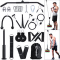 FitBeast Pulley System Gym, Cable Weight Pulley System for Gym LAT Pulldown, Biceps Curl Workout, Ideal Home Gym Equipment for F
