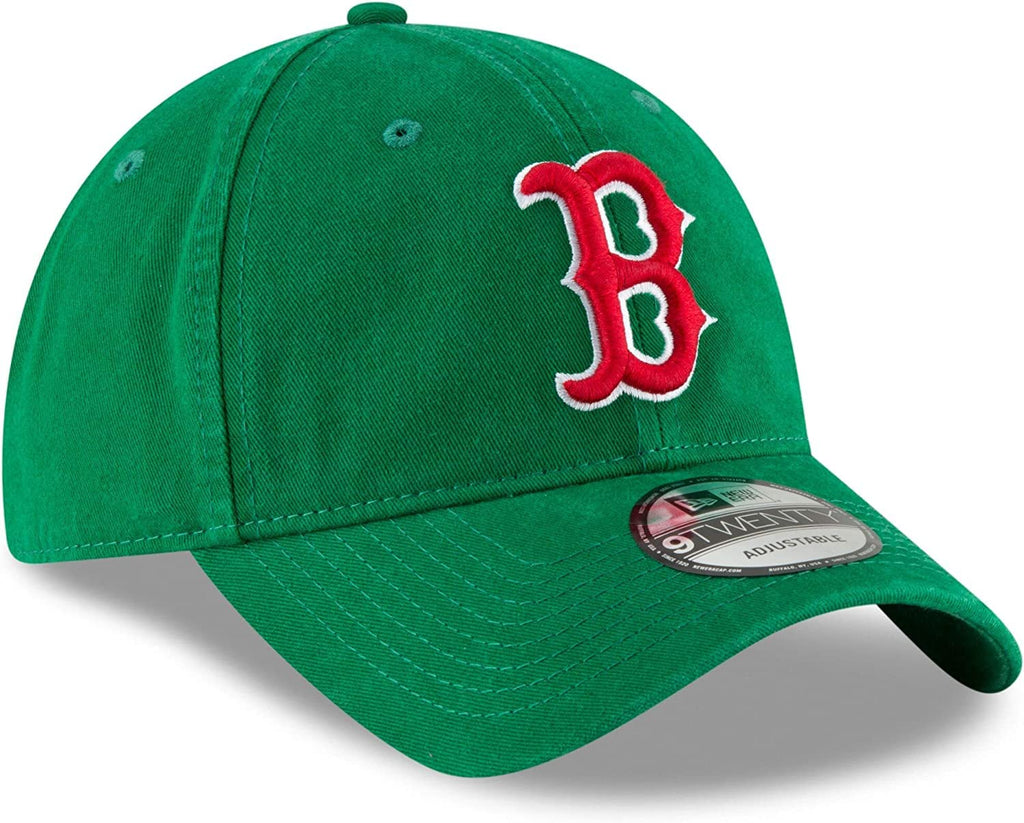 New Era Mlb Core Classic 9Twenty Adjustable Hat Cap One Size Fits All (Boston Red Sox Kelly Green)