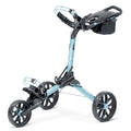 Bag Boy Nitron Push Cart, Ice Blue/White