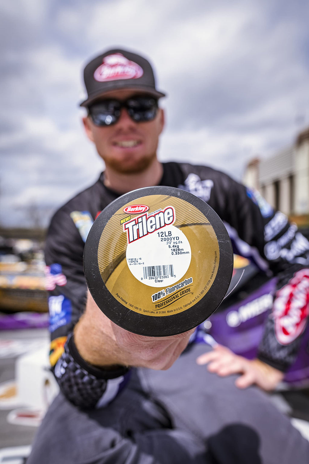 Berkley Trilene 100% Fluorocarbon, Clear, 17Lb | 7.7Kg, 200Yd | 182M Fishing Line, Suitable For Freshwater Environments