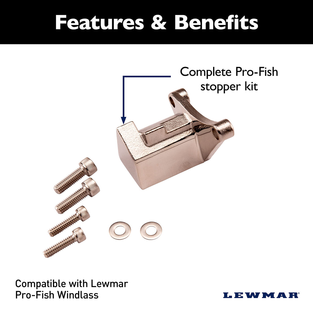 Lewmar Pro-Fish Stopper Kit - 2020200930