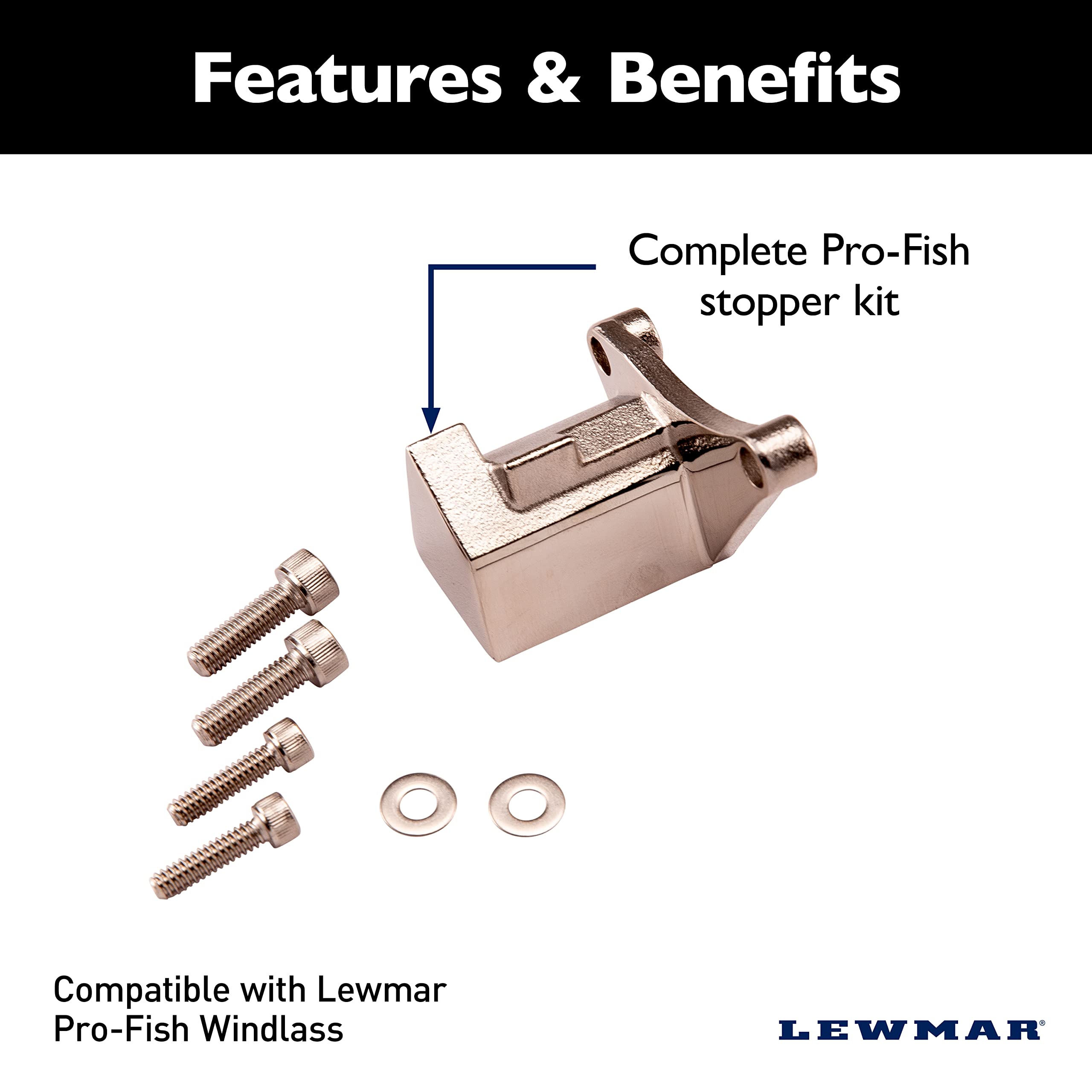 Lewmar Pro-Fish Stopper Kit - 2020200930