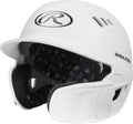 Rawlings | R16 Reversible Ext | Matte Batting Helmet | Reversible Face Guard | Senior | Matte White