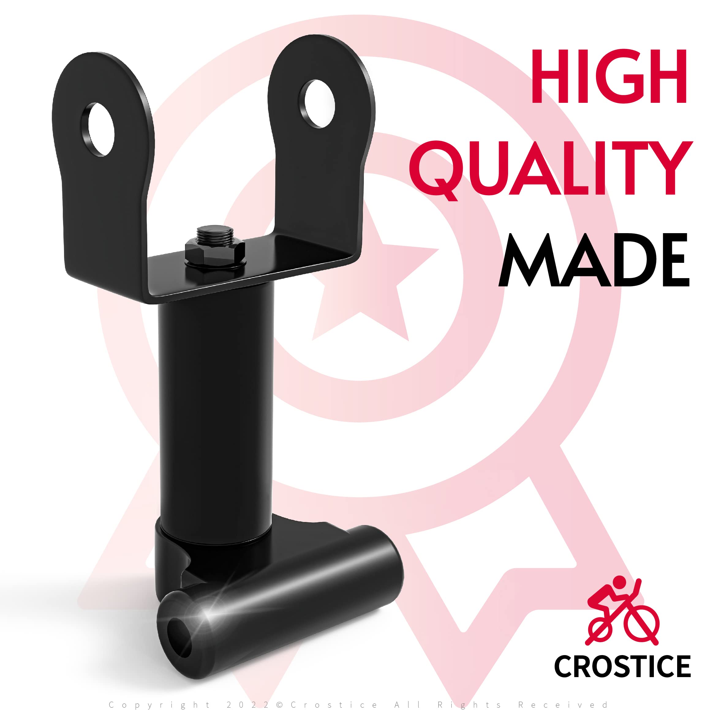 Crostice Swivel Arm Compatible With Peloton Bike,(Upgraded Modles) Pivot For Off-Bike Workout, 360 Movement Monitor Adjuster Acc
