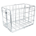 Wald Rear Folding Bicycle Basket (12.75 x 7.25 x 8.5, Silver) W582
