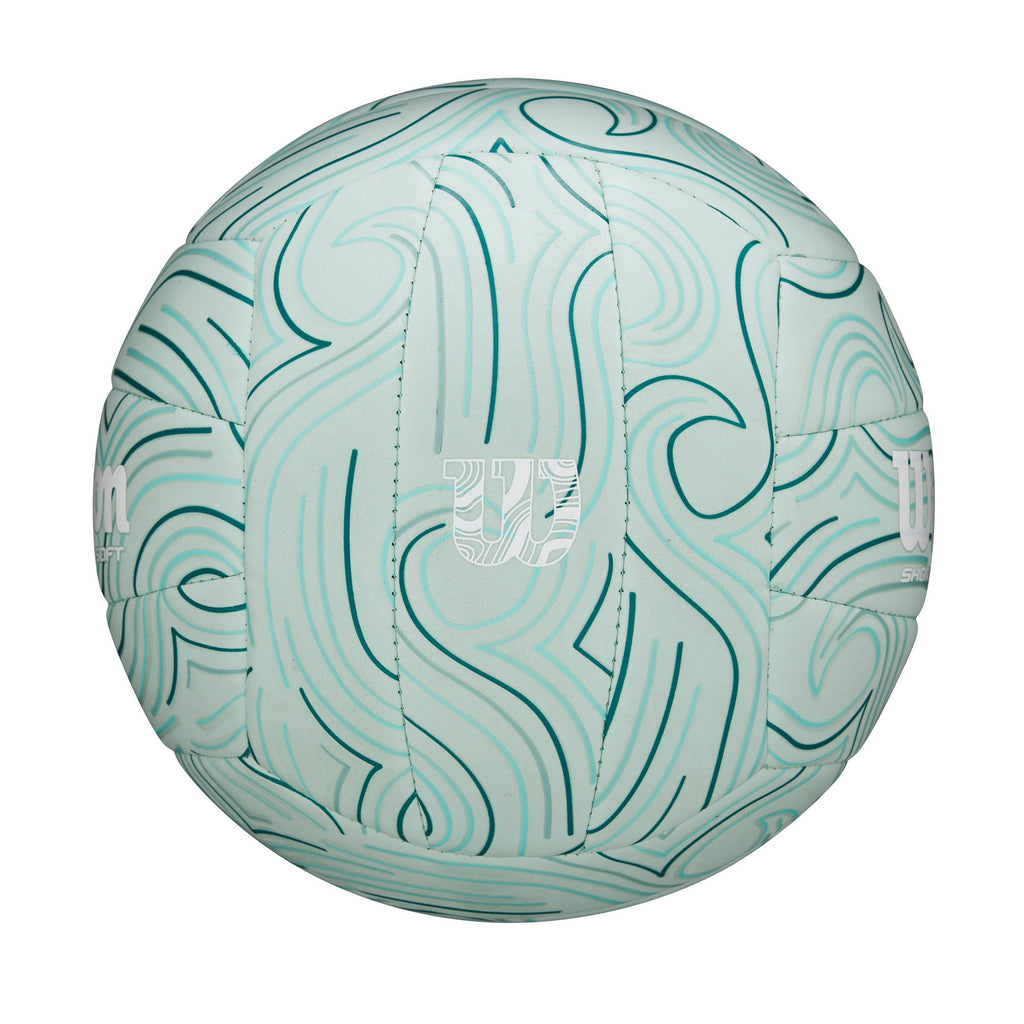 Wilson Shoreline Soft Gen Green Volleyball - Official Size, Light Blue