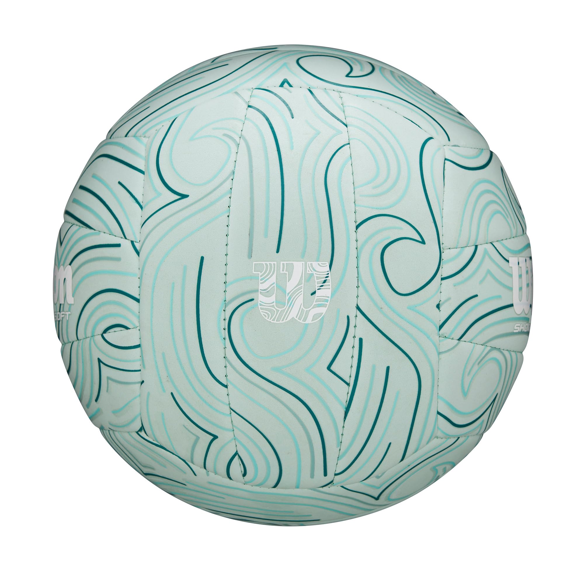 Wilson Shoreline Soft Gen Green Volleyball - Official Size, Light Blue