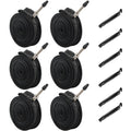 6 Pack 700c Bike Tire Tube 700 x 23c 25c 28c 30c 32c 35c 38c 40c 42c Road Bike Tubes 700C Inner Tube 48mm Presta Valve Butyl Rub
