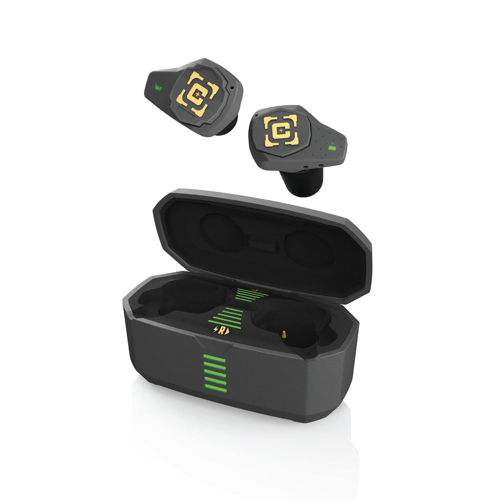 Caldwell E-Max Shadows Pro - Electronic Hearing Protection With Ambient Sound Amplification, Bluetooth, Rechargeable Case For Sh
