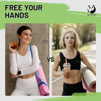 Slim Panda Yoga Mat Straps For Carrying,Adjustable Yoga Mat Carrier, Yoga Mat Sling(Yoga Mat Not Included)(Dark Blue)
