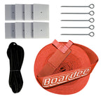 Boardee Professional Beach Volleyball Court Lines - Adjustable (26.3' X 52.6' Or 29.5' X 59.05') - 2-Inch Wide Durable Sand Boun