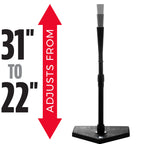 Franklin Sports Mlb Kids Flex Top Pro Baseball + Teeball Batting Tee - Adjustable Youth Hitting Tee For Baseball + Teeball + Sof