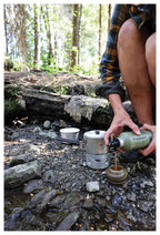 Trangia Micro Original Lightweight Compact Stove  Perfect For Solo Camping  Includes T-Cup W/Lid