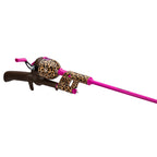 Kid Casters: Leopard Tangle-Free Fishing Combo|Spincast Reel & Practice Casting Plug | 34 Tangle-Free Combo|Inline Rod W/Ez Thre