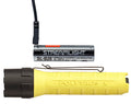 Streamlight 88611 PolyTac X USB 600-Lumen Multi-Fuel Professional Tactical Flashlight, Clear Retail Packaging, Yellow