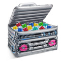 Cunhill 1 Piece Inflatable Boom Box Beverage Cooler Summer 80s 90s Theme Party Decorations Inflatable Cooler Radio Blow up Boom 